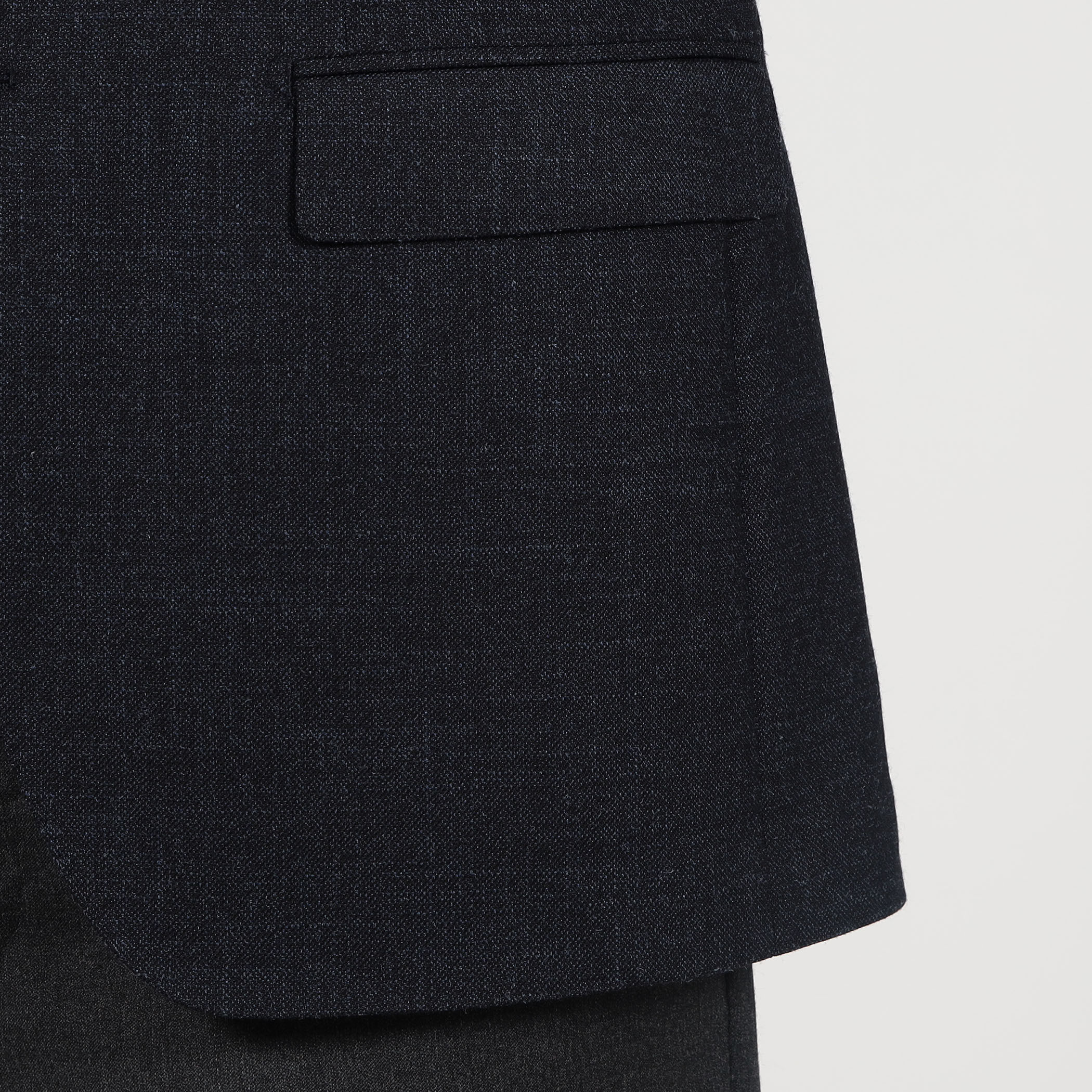 ウールシルク シングルブレステッド 2Bジャケット SILK AIR LORO PIANA