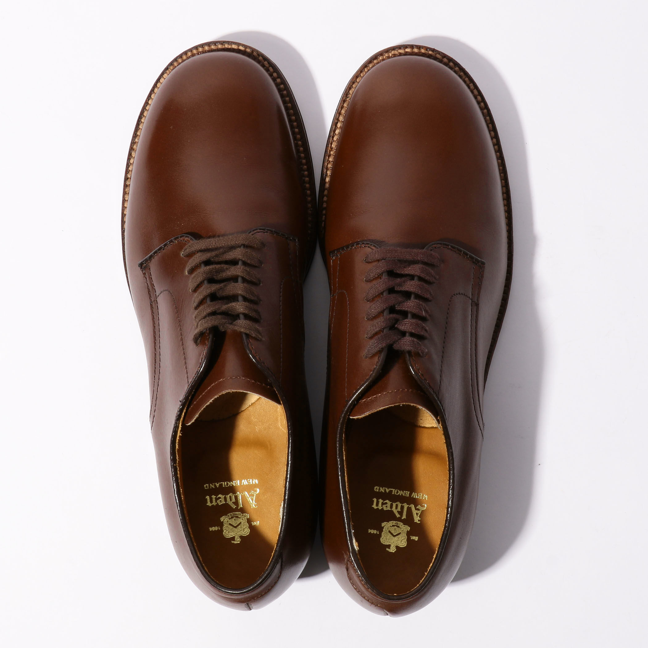 ALDEN カーフ プレーントゥ レザーシューズ｜トゥモローランド