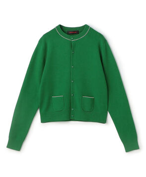 コットンカシミヤ パールポケットカーディガン