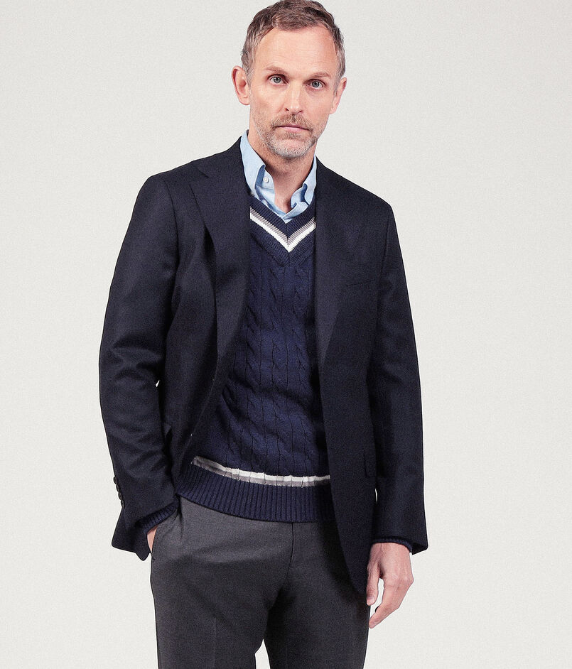 HORIZON TWILL 2Bテーラードジャケット Ermenegildo Zegna 