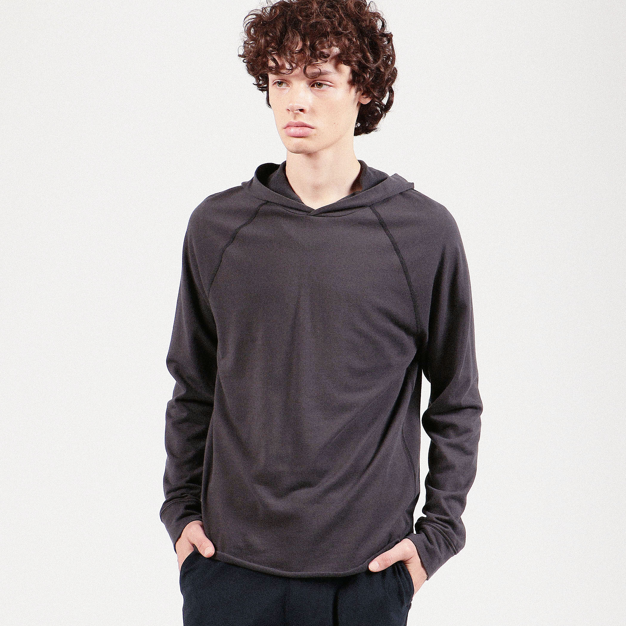 BRUNELLO CUCINELLI フレンチテリー フード スウェットシャツ GAP｜(W)ヘビーウェイト フレンチテリー バレルスリーブ