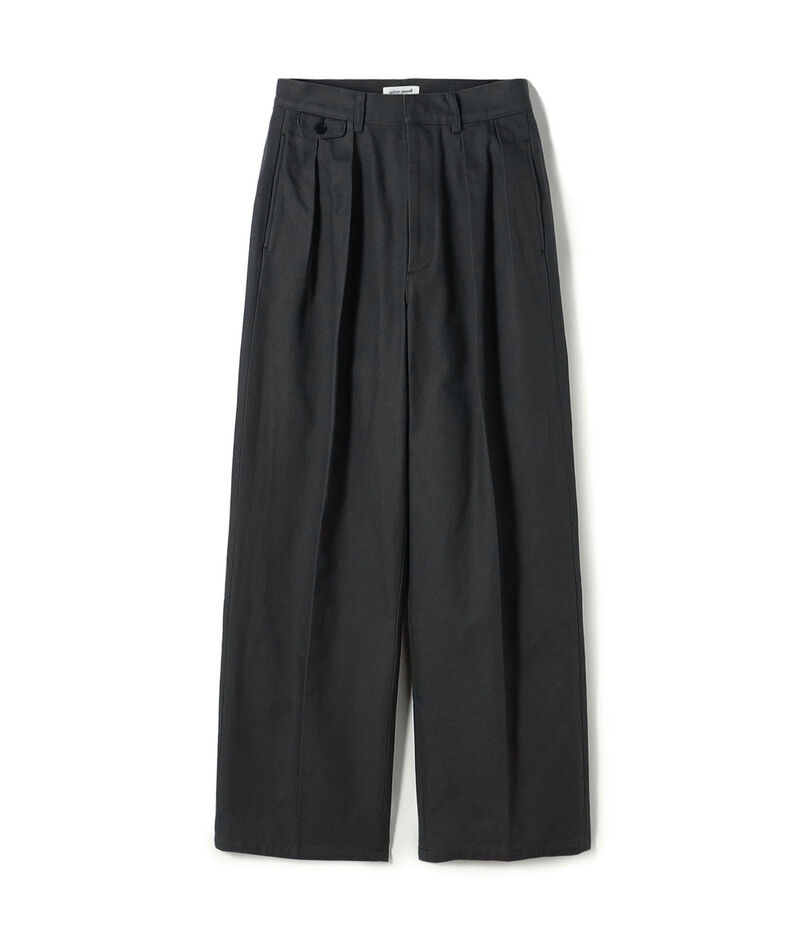 edition pourell ビンテージコットン タックパンツ