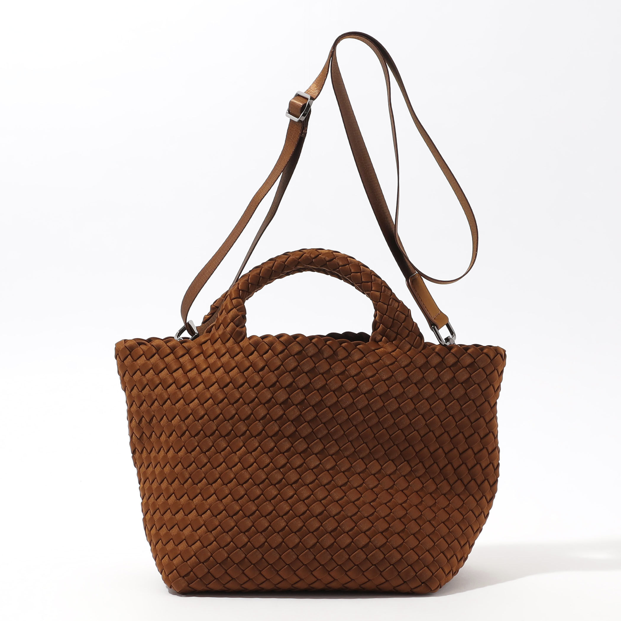 【Naghedi】St. Barths ブラウンカラー ミディアムトートバッグ NAGHEDI/ナゲティ】ミディアムトートバッグ St Barths Medi