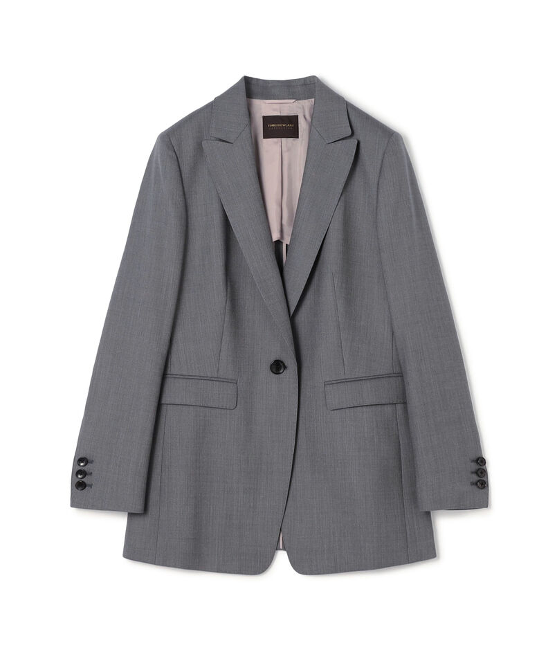 ウーステッドカルゼ 1Bテーラードジャケット