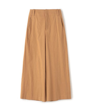 ■レーヨンリネンコットン フレアクロップドパンツ