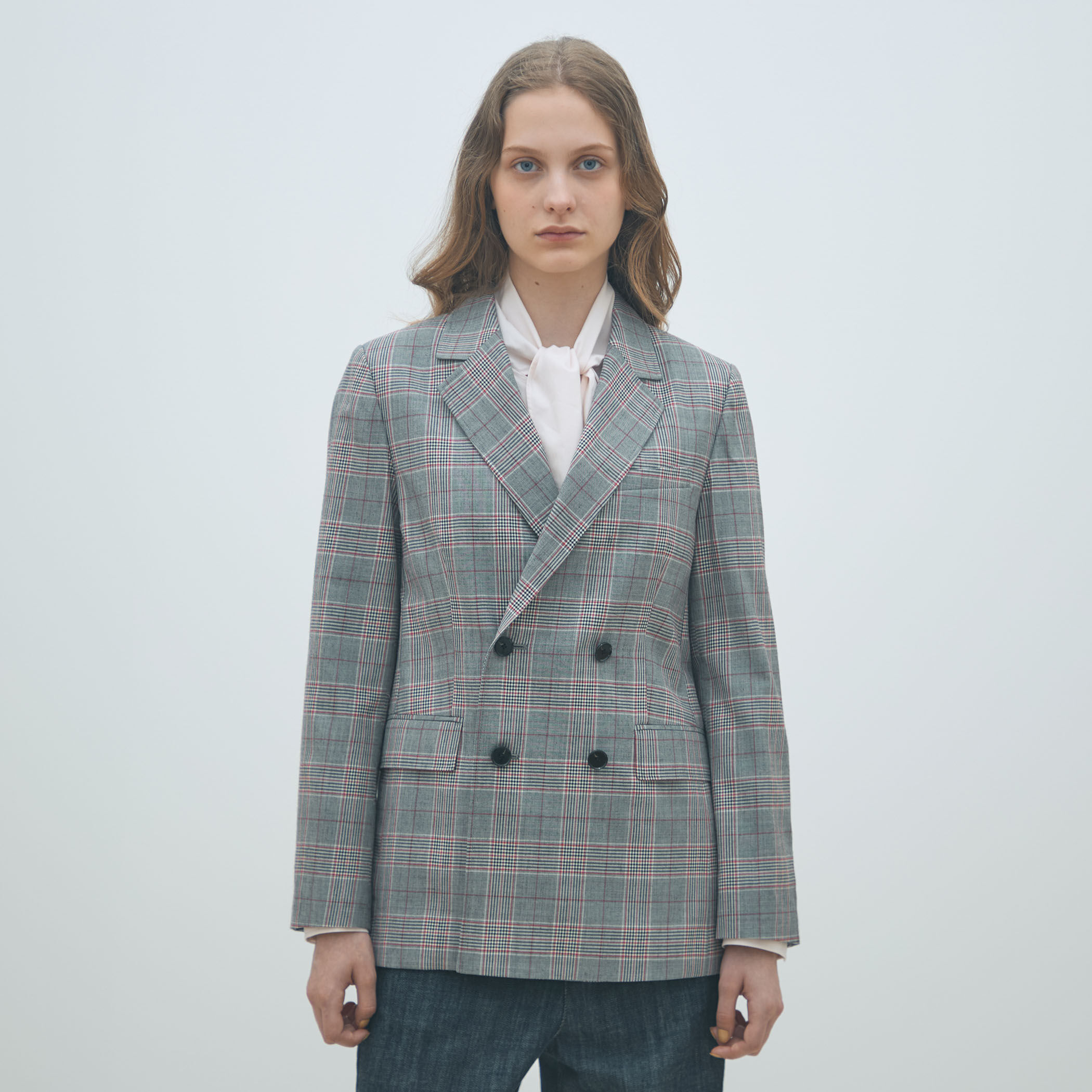 極美品 MACPHEE ダブルブレスト テーラード ジャケット チェック MACPHEE（マカフィー）の「ビンテージツイード ダブルブレスト