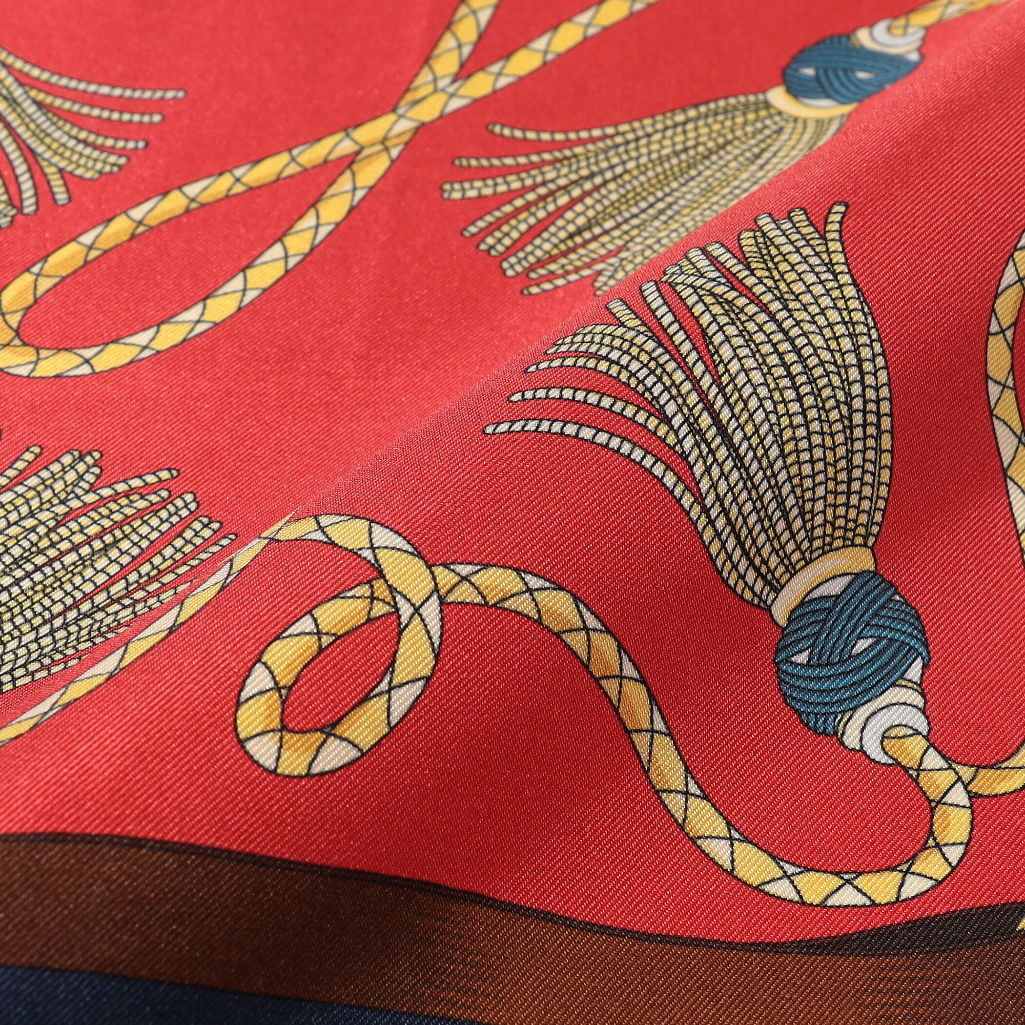 バーガンディ刺繍ドレスとスカーフ クラバッティーノ スカーフ / J.PRESS LADIES | ファッション通販