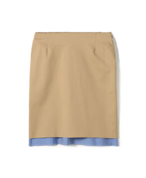 edition pourell コットンレイヤード スカート