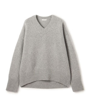 ファインウール Vネックプルオーバー