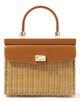 RODO RATTAN M ハンドバッグ
