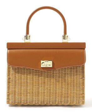 RODO RATTAN M ハンドバッグ