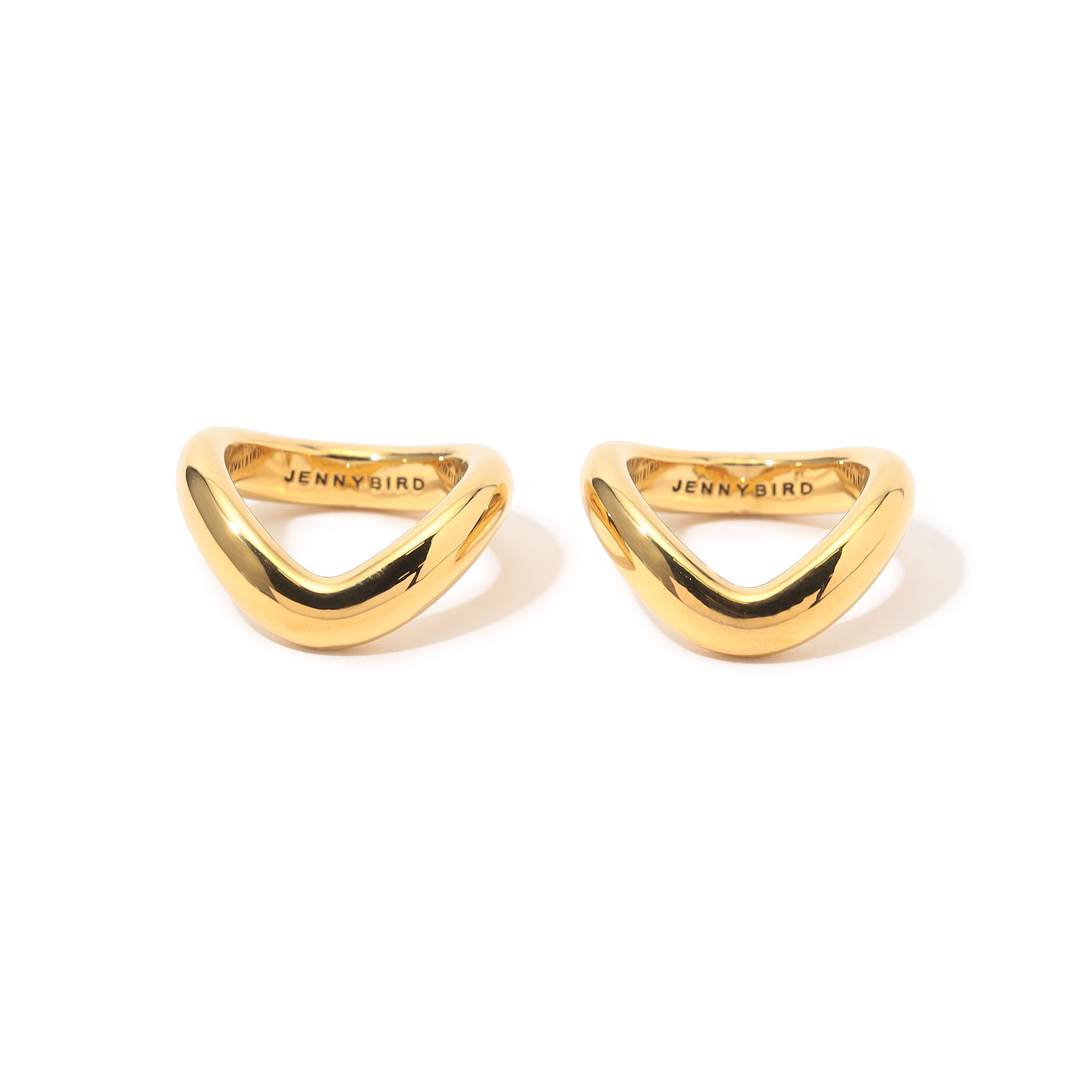 Ola Ring Set Gold | JENNY BIRD