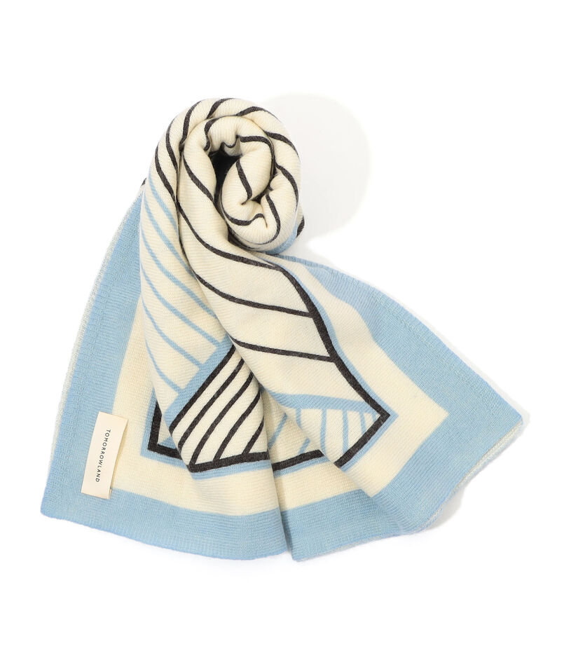 TOMORROWLAND SQUARE KNIT ストール