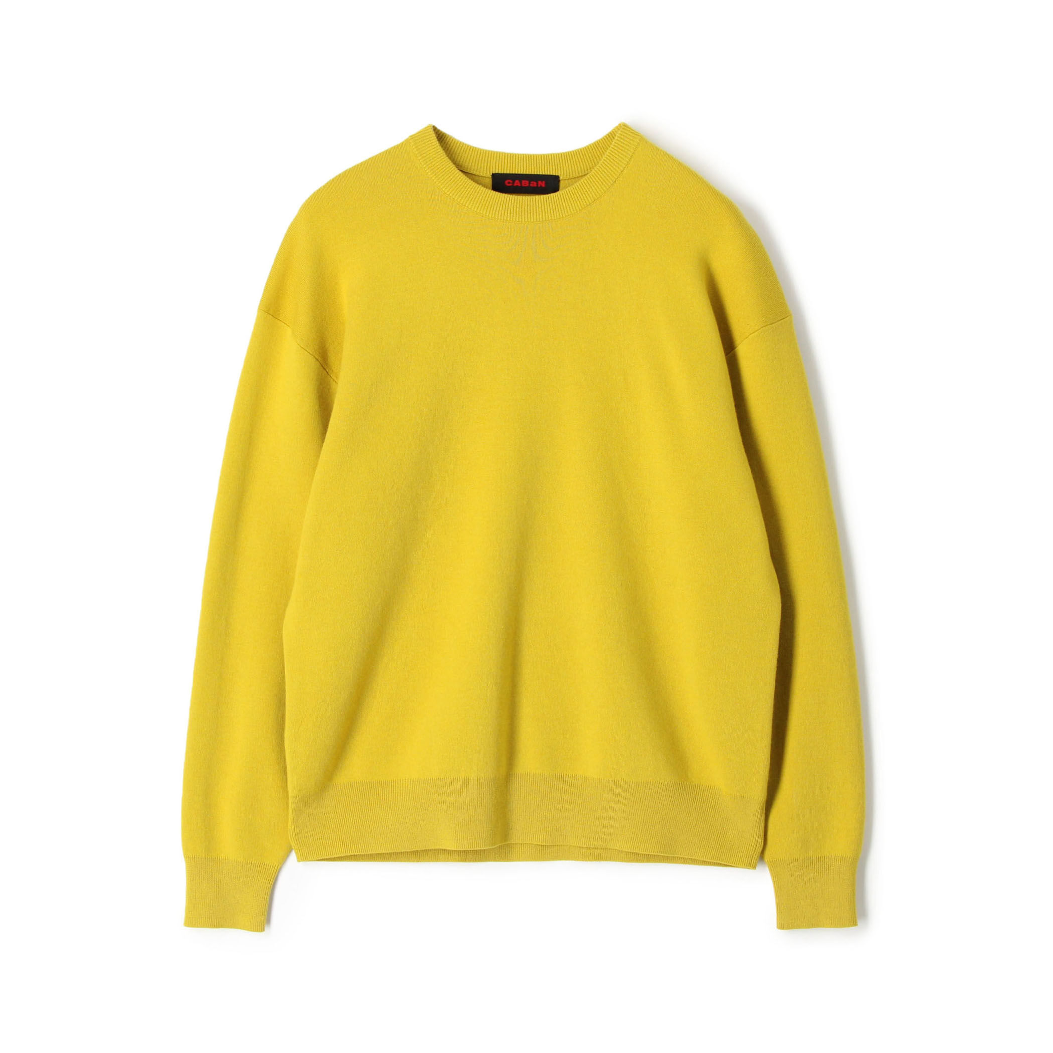 CABaN コットンカシミヤ クルーネックプルオーバー