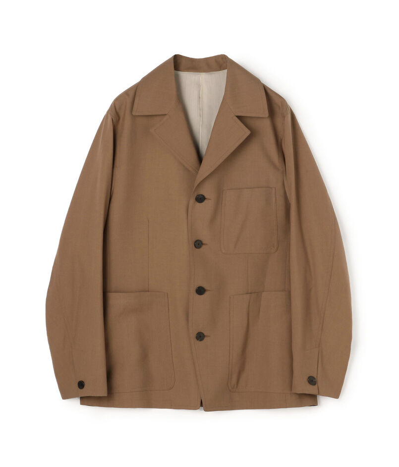 ■SUPER120&rsquo;Sウール シングルブレステッド 4Bバルカラージャケット