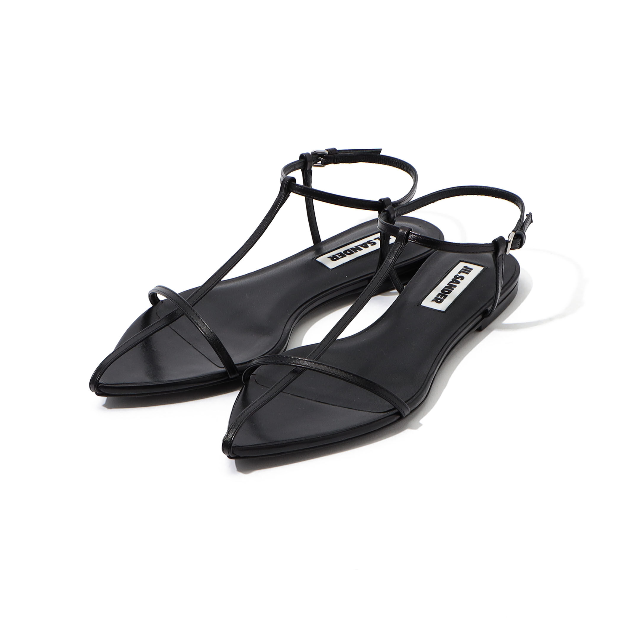 Jil Sander サンダル レザー シルバー 36サイズ JIL SANDER Jil Sander サンダル レザー シルバー 36サイズ JIL SANDER