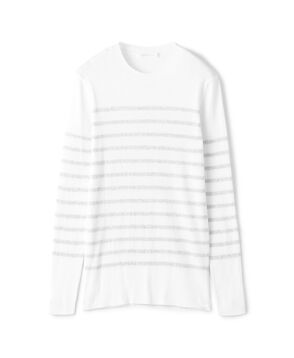 ギザコットンリブ クルーネックプルオーバー