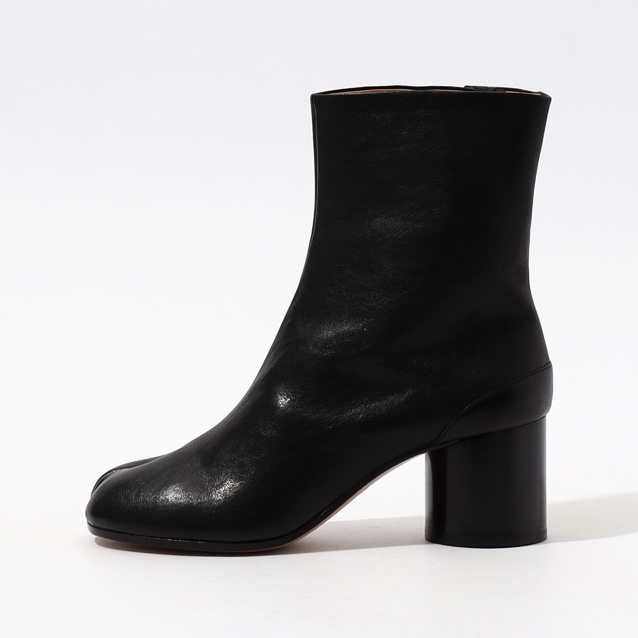 MaisonMartinMargielaマルジェラニットブーツ Margiela 足袋ブーツ ニット ベージュ 太ヒール サイズ36 保存箱
