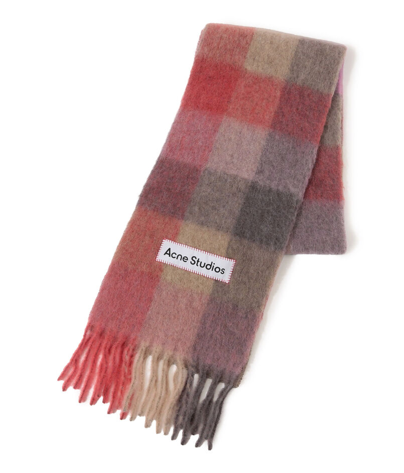 Acne Studios モヘヤチェックスカーフ