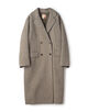 オートミールダブルフェイス リバーロングコート