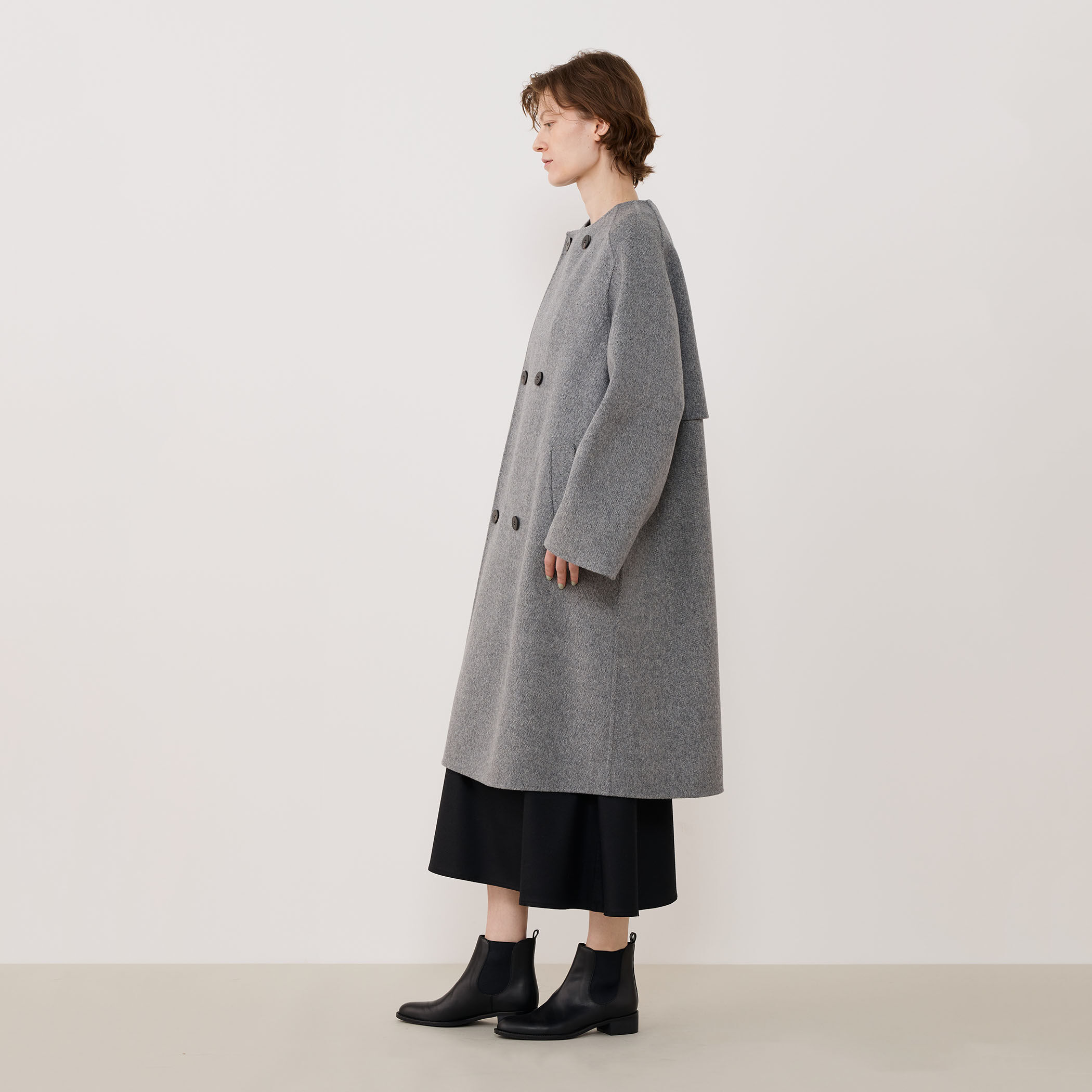 【新品タグ付き】GALERIE VIE コットンウールトレンチコート GALERIE VIE（ギャルリー ヴィー）の「コットンウールギャバジン