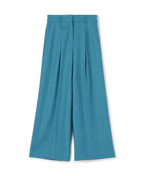 メランジカルゼ タックワイドパンツ