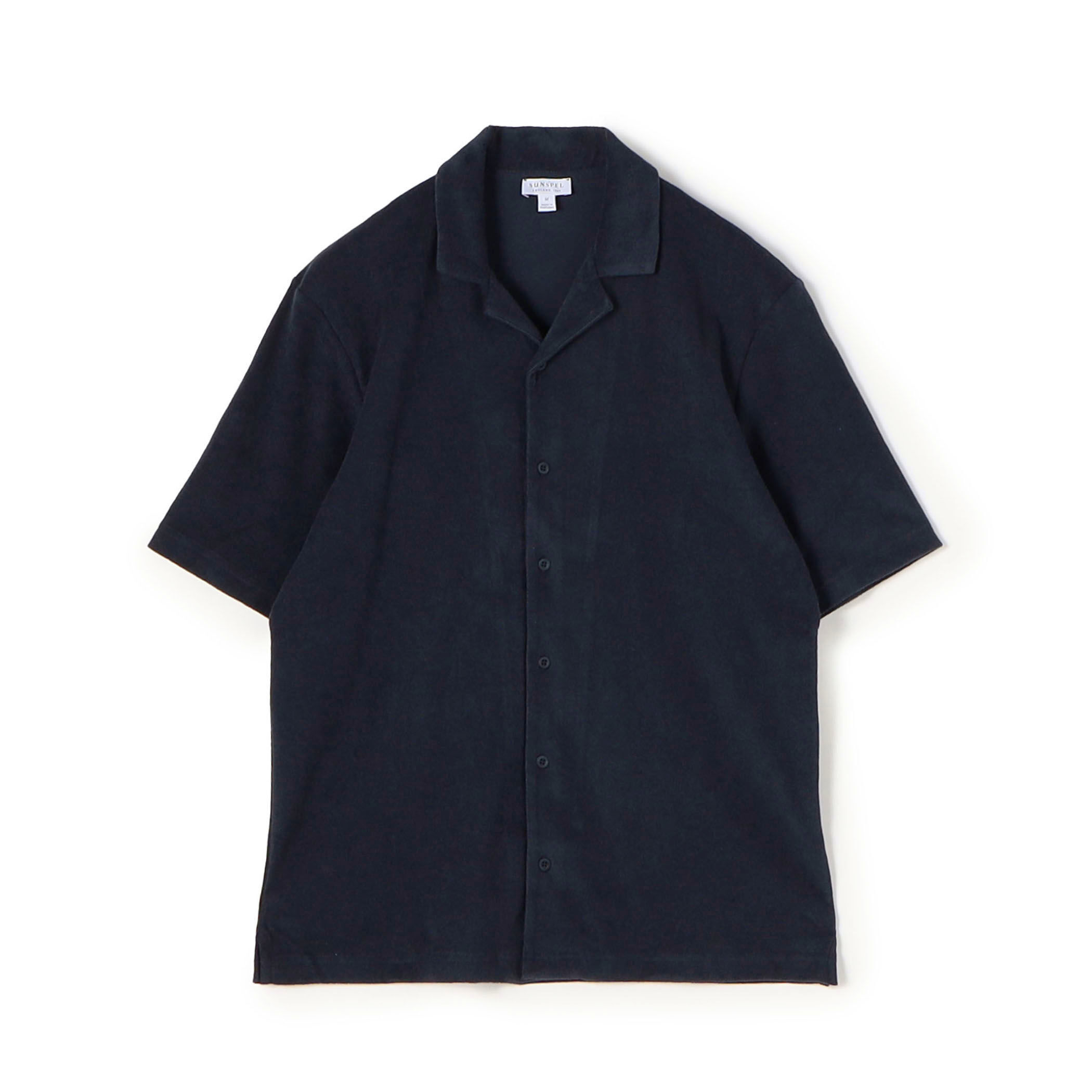 SUNSPEL TOWELLING CAMP COLLAR キャンプカラーシャツ