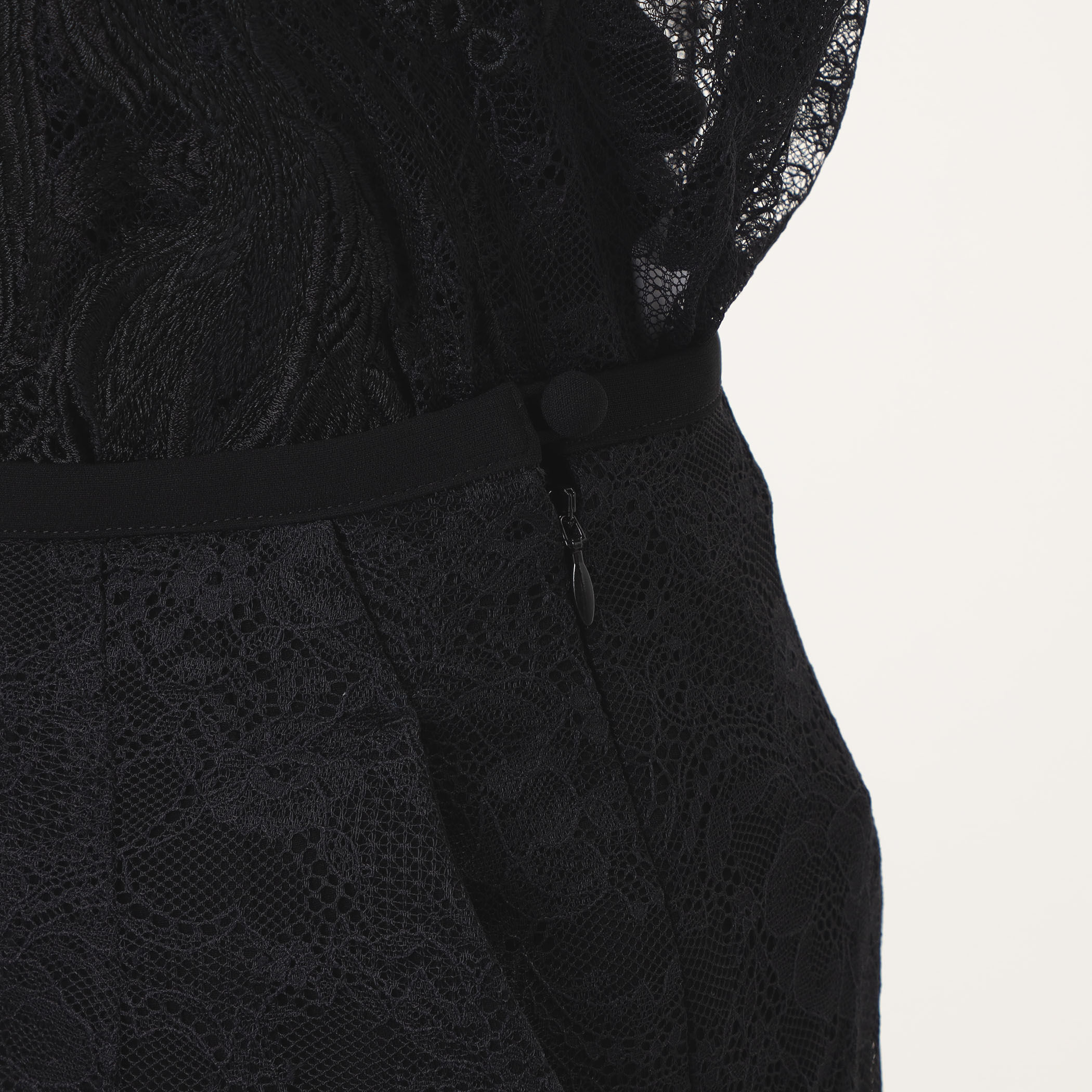 Mame Kurogouchi Raschel Lace Layered Trousers レースレイヤード