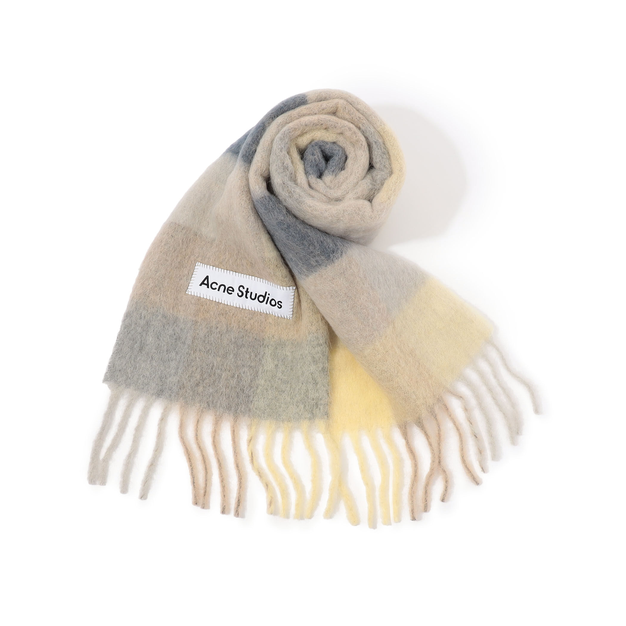 Acne Studios モヘヤチェックスカーフ｜トゥモローランド 公式通販