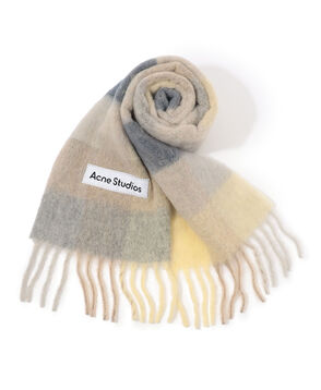 Acne Studios モヘヤチェックスカーフ
