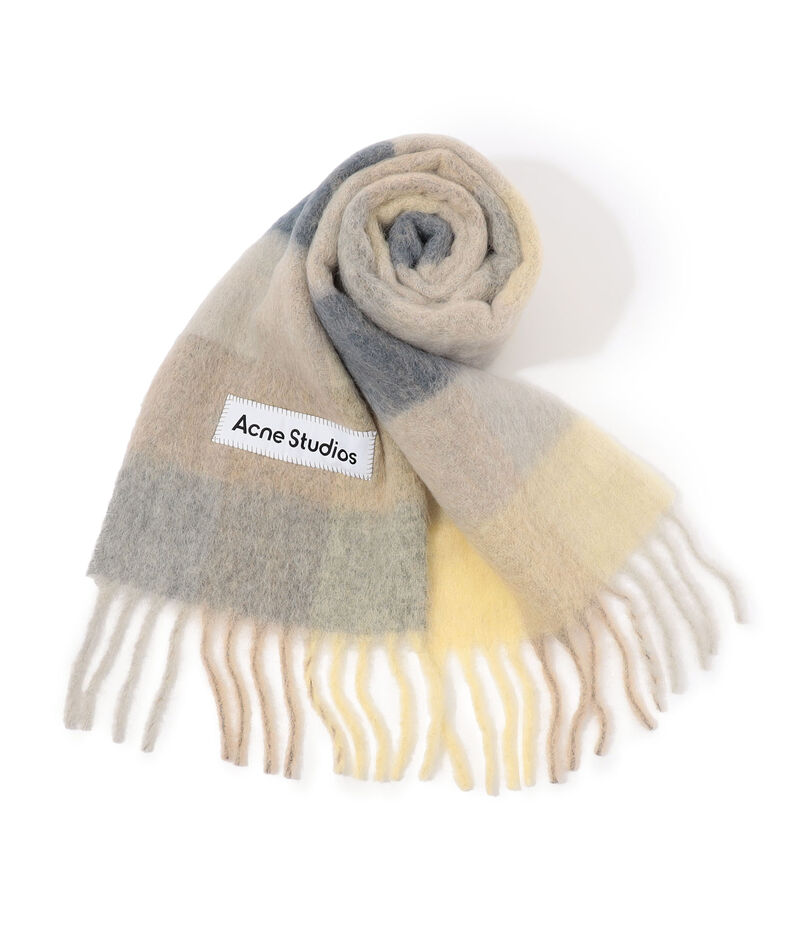 Acne Studios モヘヤチェックスカーフ