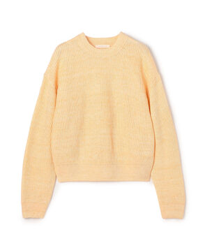 リネンフィッシャーマンズリブ クルーネックプルオーバー