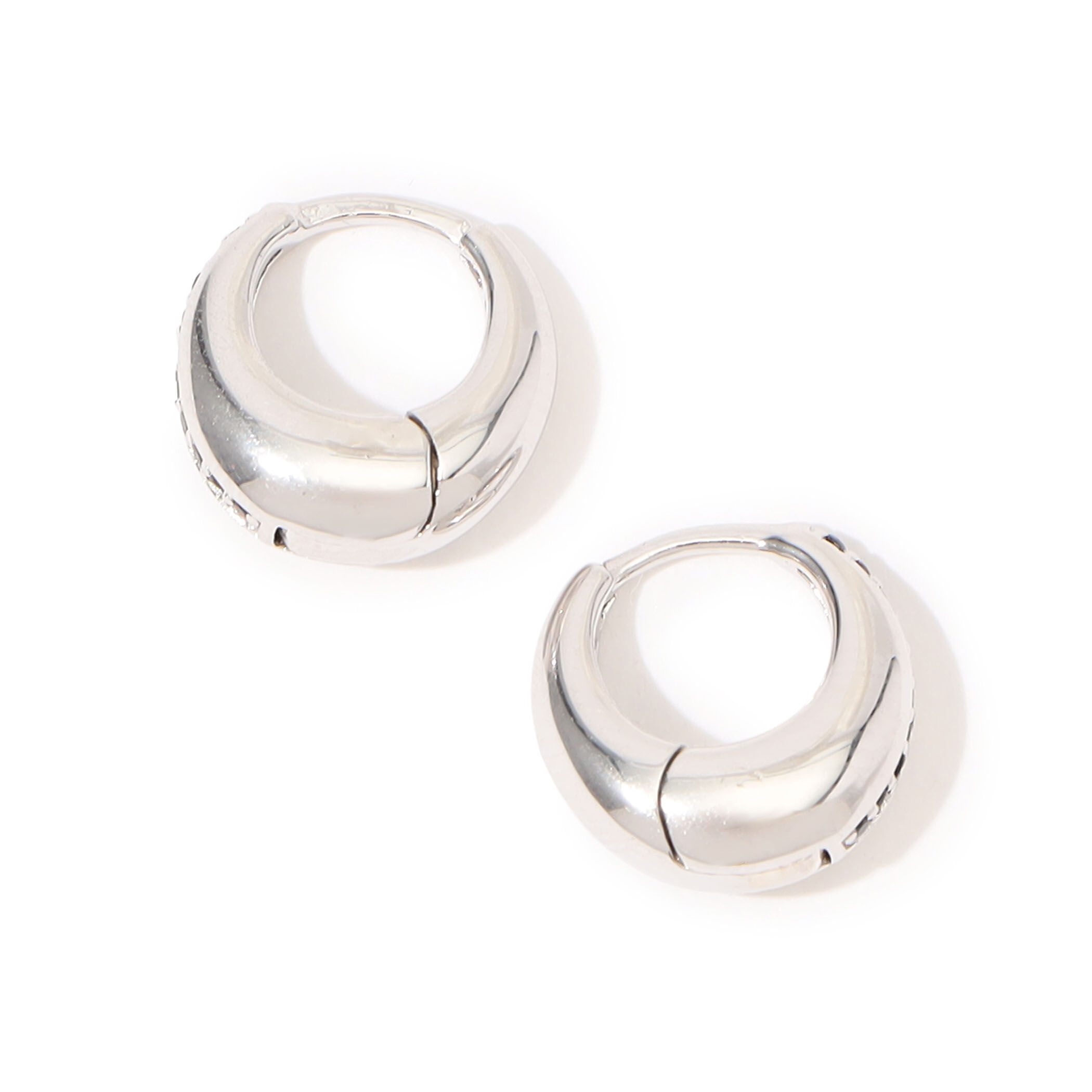 Otiumberg シルバー フープピアス