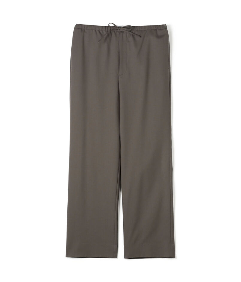 Super120's ウォッシャブルウール リラックスパンツ