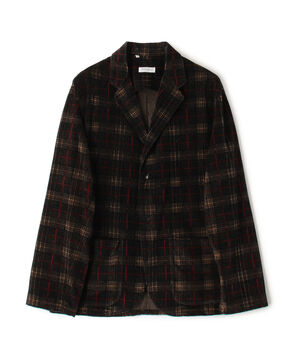 【別注】Salbatore Piccolo コットンコーデュロイプリント シングルブレステッド 2Bジャケット