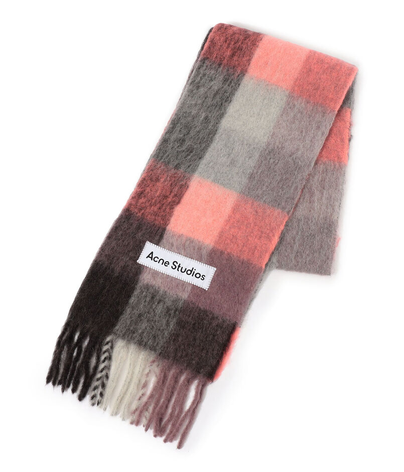 Acne Studios モヘヤチェックスカーフ