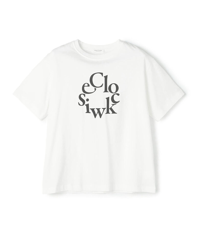 コットングラフィックプリント Tシャツ