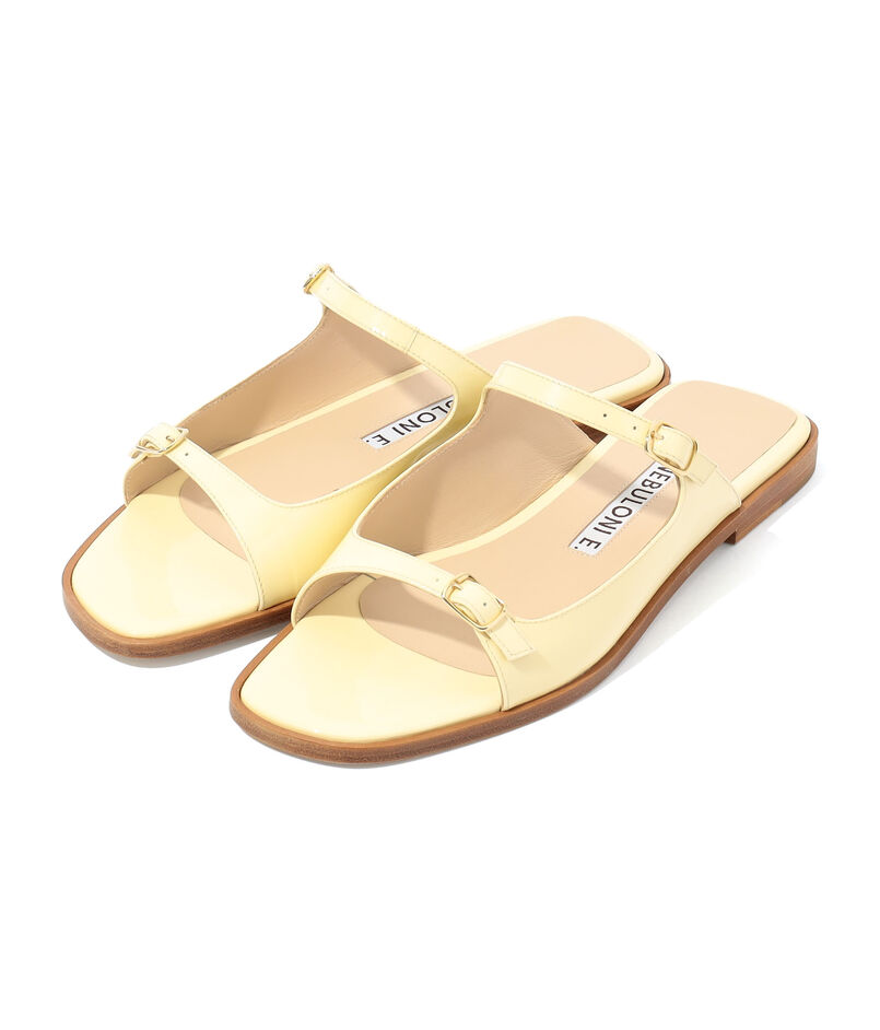 NEBULONI E.  SLIM BELT フラットサンダル