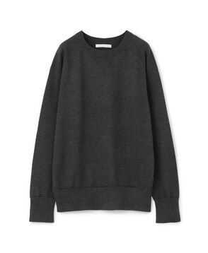 ブラッシュドシルク クルーネックプルオーバー