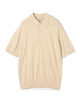 シルクコットン ニットポロシャツ SESIA