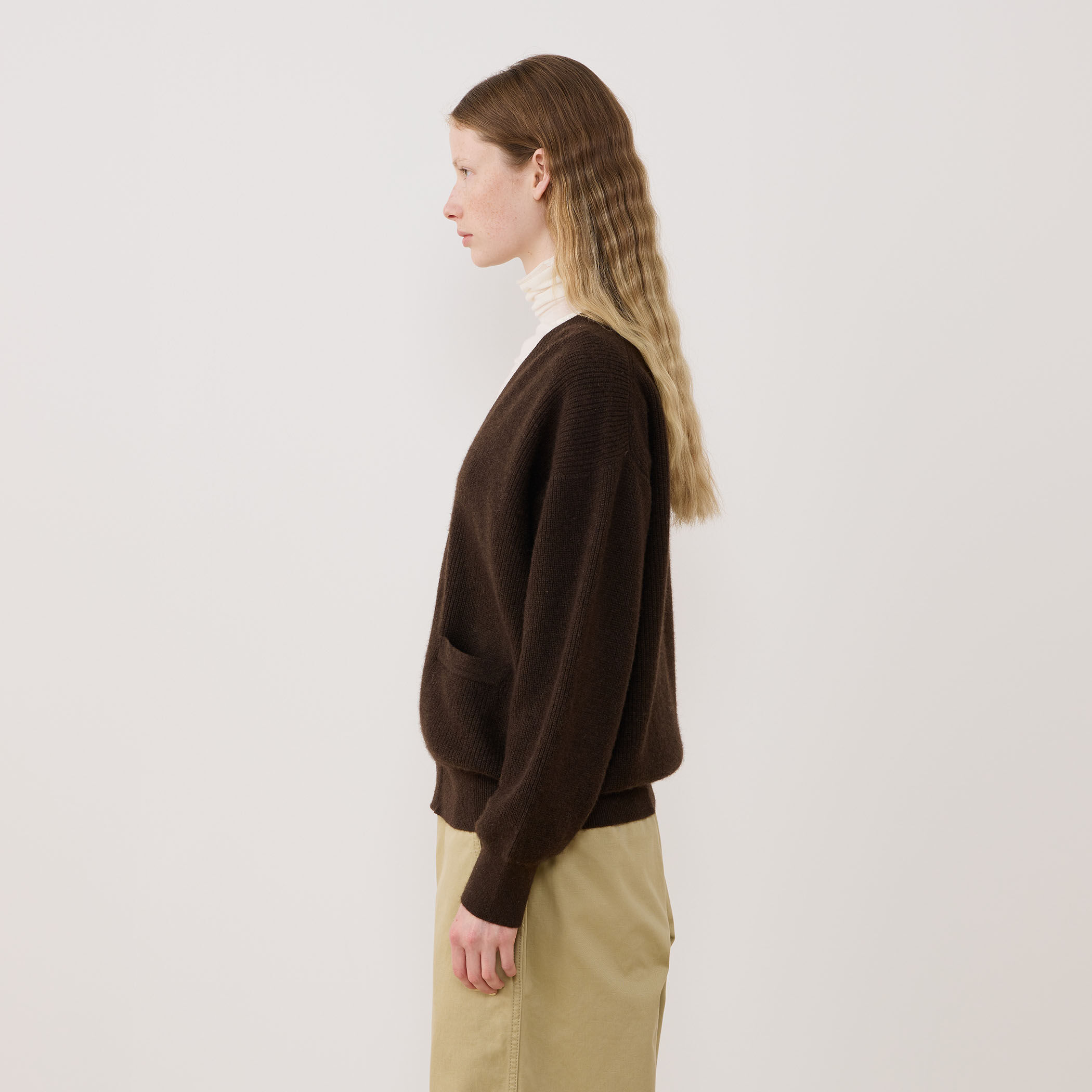 モンゴルヤク ジップアップカーディガン｜トゥモローランド 公式通販