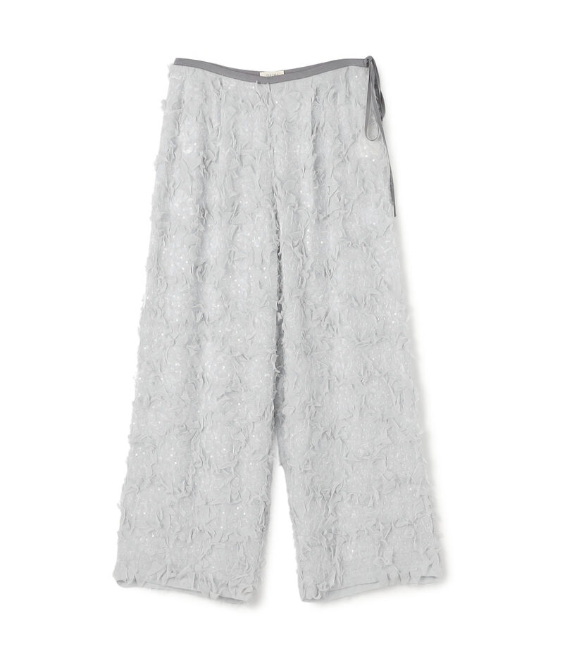 ブルームエンブロイダリー リラックスパンツ