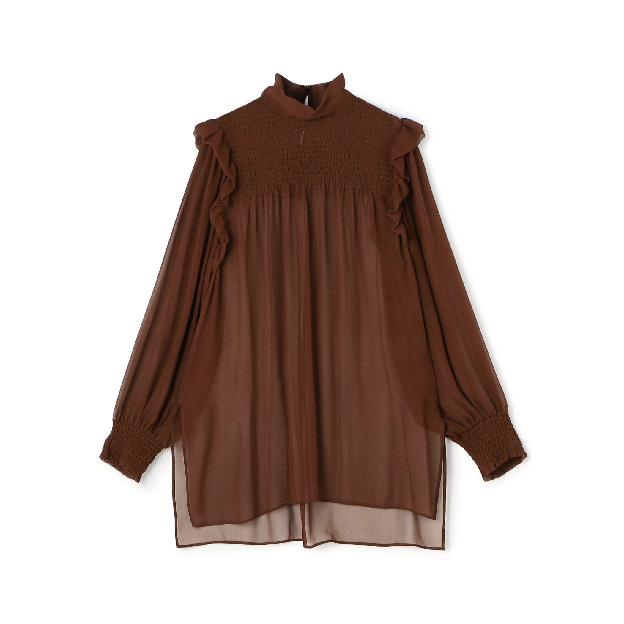 シルクシフォン チュニックブラウス｜トゥモローランド 公式通販