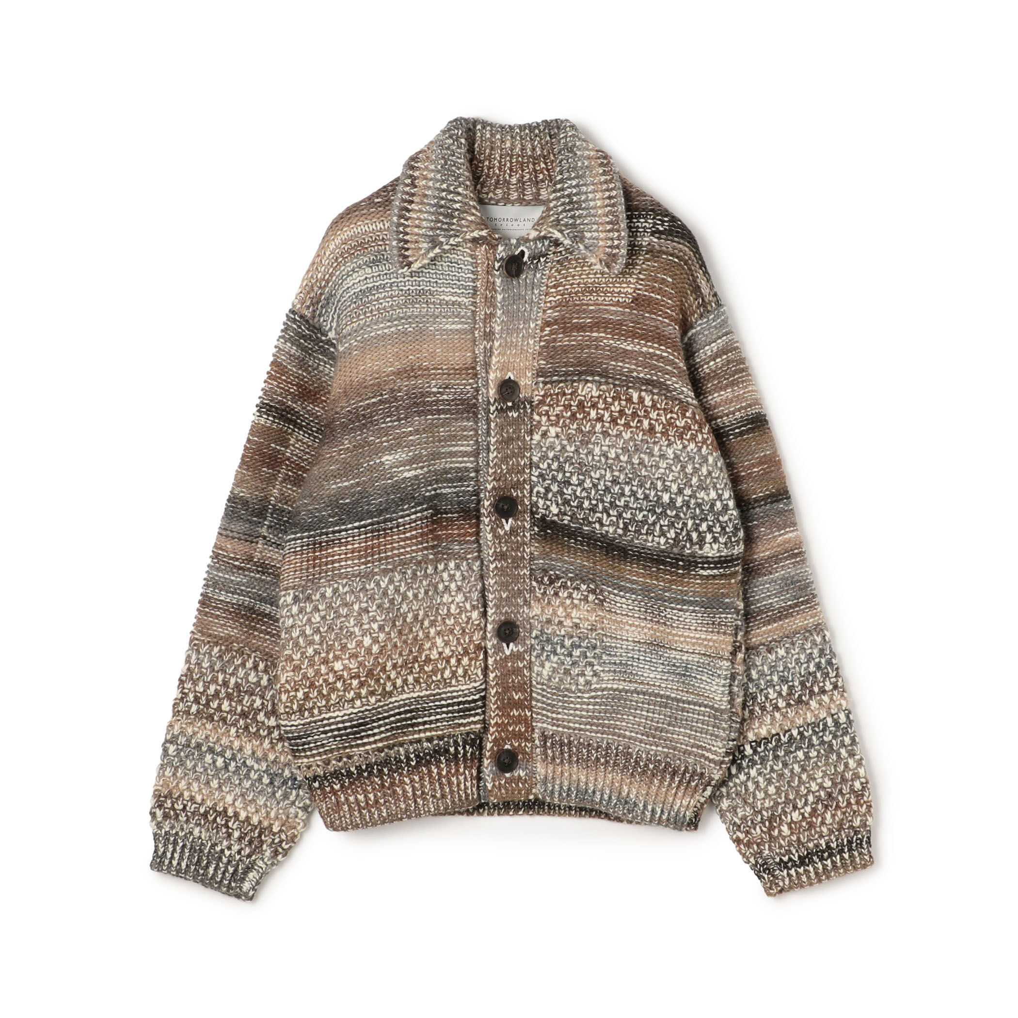 TOMORROWLAND tricot ウール アクリル ニットブルゾン