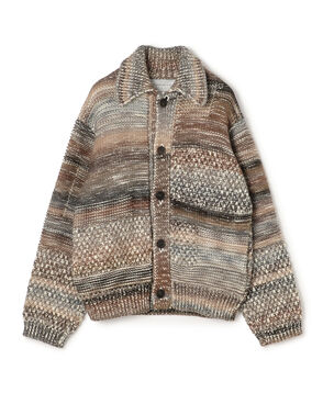 TOMORROWLAND tricot ウール アクリル ニットブルゾン