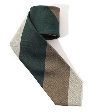 TOMORROWLAND シルク レジメンタルストライプネクタイ