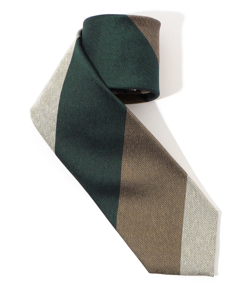 TOMORROWLAND シルク レジメンタルストライプネクタイ