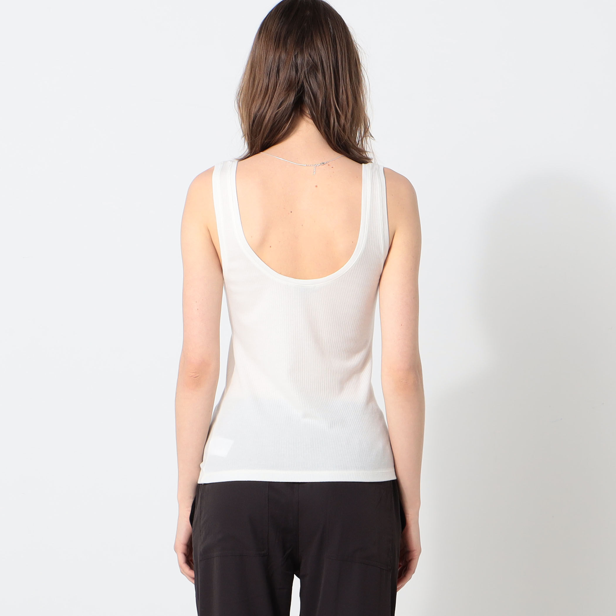 セルロースカシミヤリブ タンクトップ WTCR3716｜トゥモローランド