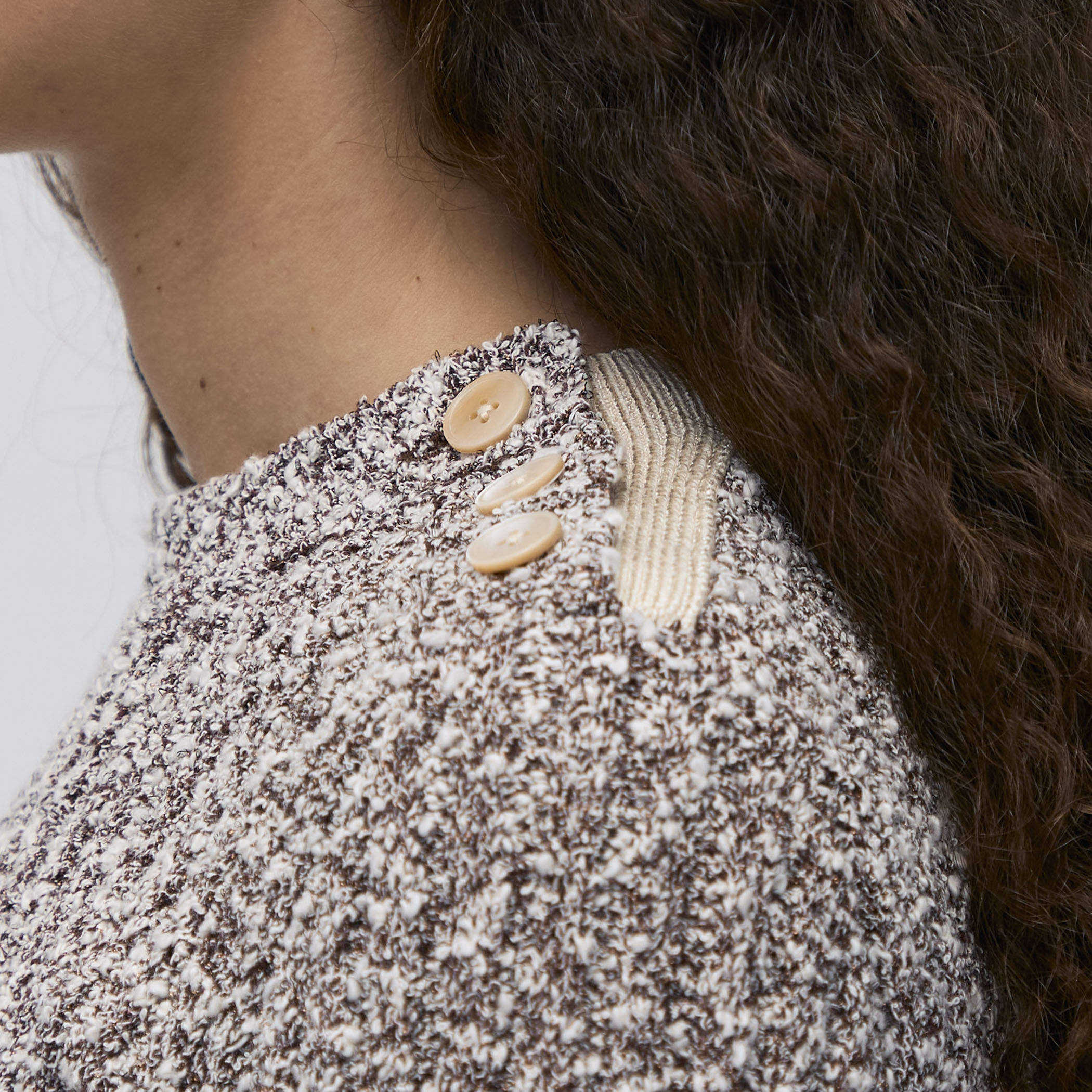 WEB先行予約】ファンシーヤーン セーラーニットプルオーバー