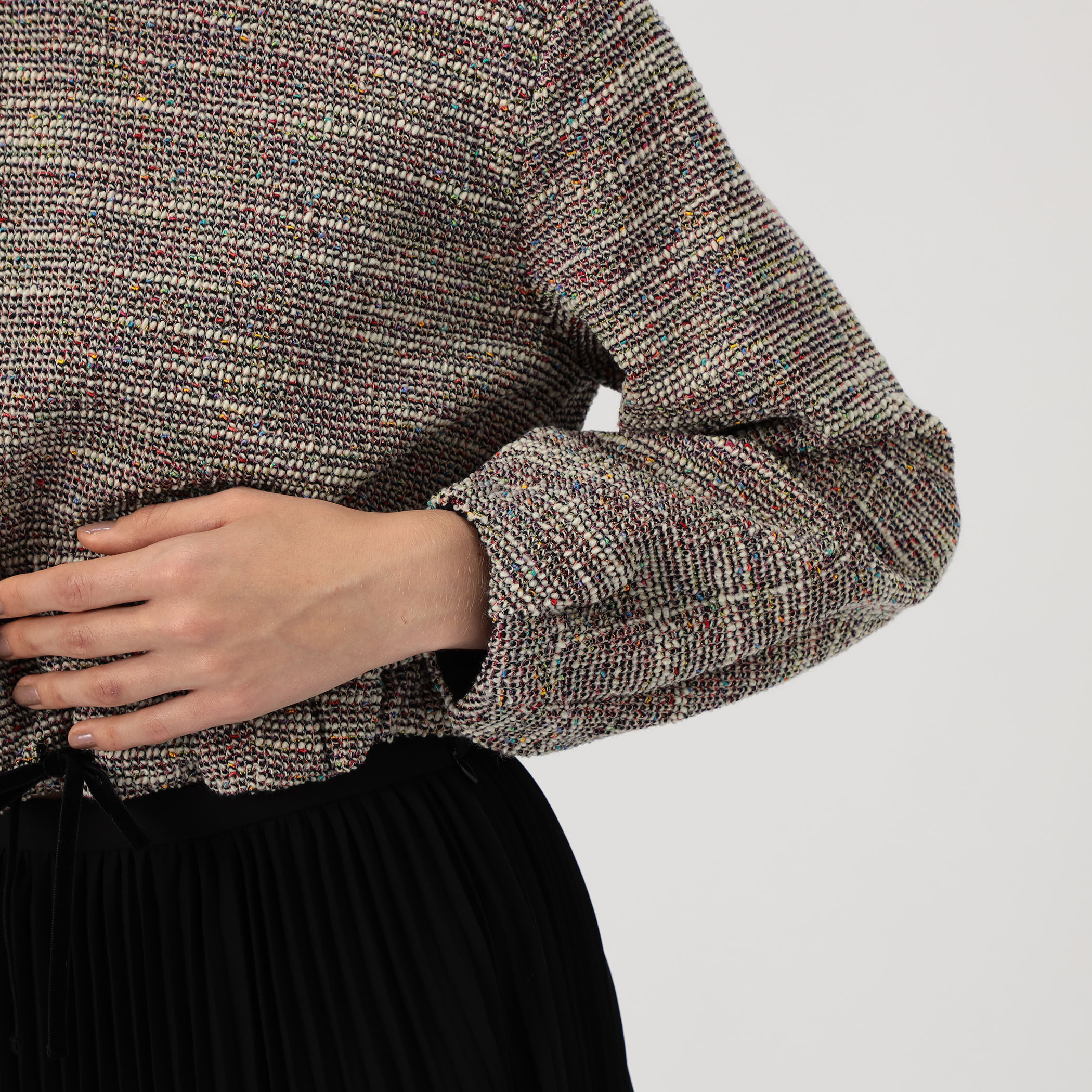 ファンシーニット フロンタブルトップス｜トゥモローランド 公式通販